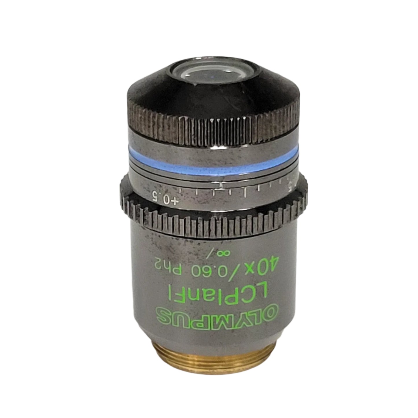 Olympus Microscope Objective LCPlanFl 40x Ph2 Phase Contrast - microscopemarketplace