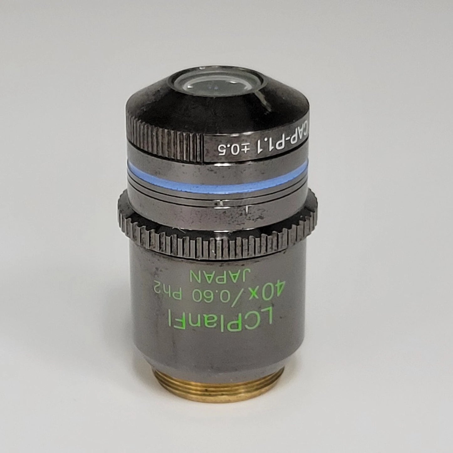 Olympus Microscope Objective LCPlanFl 40x Ph2 Phase Contrast - microscopemarketplace