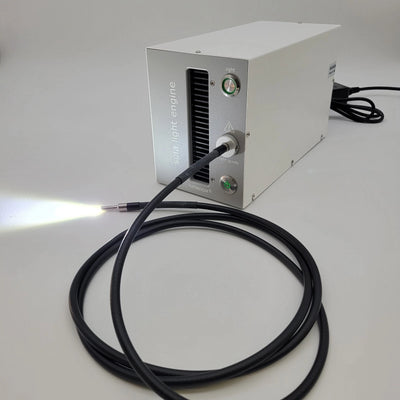 Lumencor Sola Microscope Light Engine with Light Guide & Zeiss 90° Collimator - microscopemarketplace