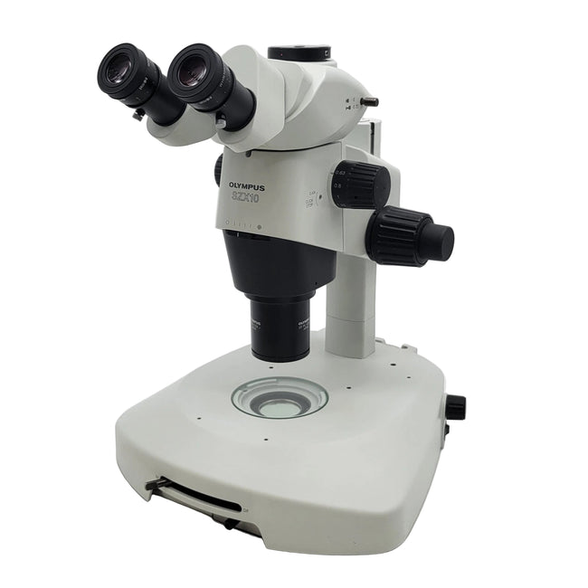 Olympus Stereo Microscope SZX10 with Trinocular Head & Transmitted Light Stand