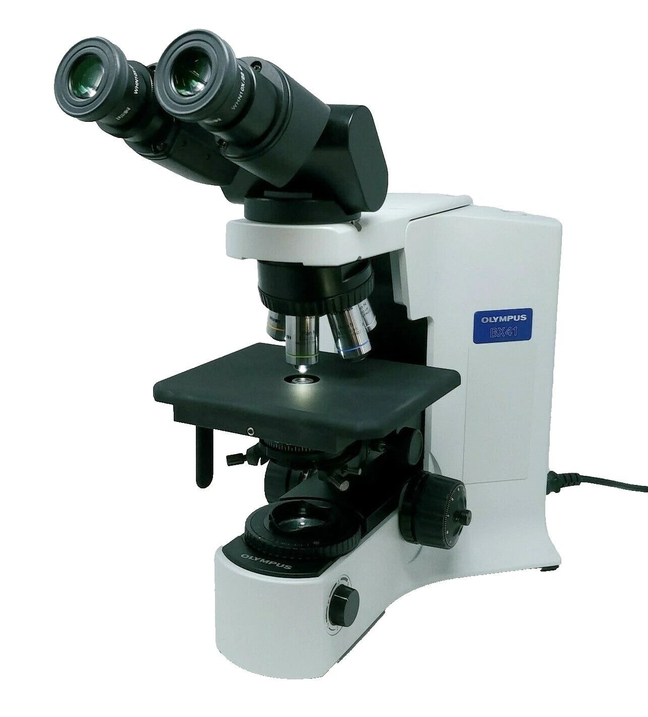 Olympus Microscope BX41 with Fixed Stage, Tilting Head and 2x | Pathology / Mohs - microscopemarketplace