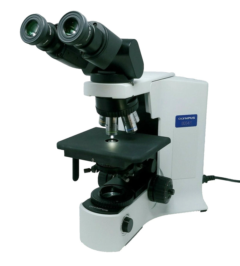 Olympus Microscope BX41 with Fixed Stage, Tilting Head and 2x | Pathology / Mohs - microscopemarketplace