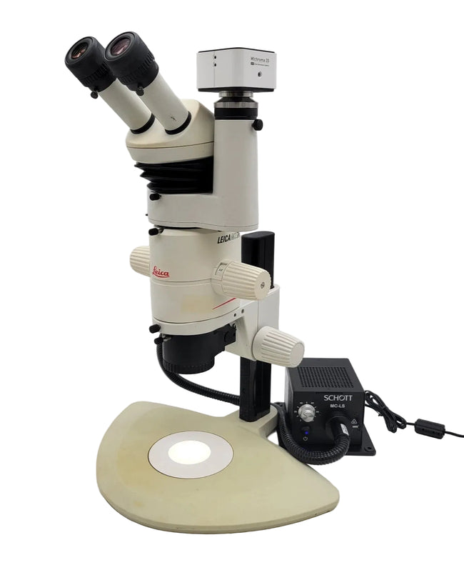 Leica Stereo Microscope MZ7.5 with Coaxial Illumination, Photo Tube & Camera - Microscope Marketplace