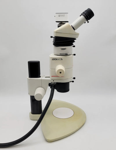Leica Stereo Microscope MZ7.5 with Coaxial Illumination, Photo Tube & Camera - Microscope Marketplace