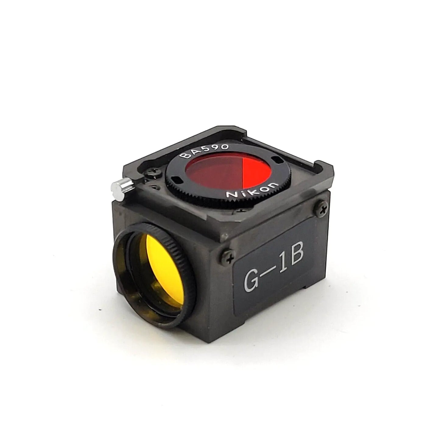 Nikon Microscope Fluorescence Filter Cube G-1B DM580 Diaphot Labophot Optiphot - microscopemarketplace