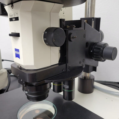 Zeiss Kramer Stereo Microscope Stemi SV11 Apo w. Fluorescence & Triple Nosepiece - microscopemarketplace