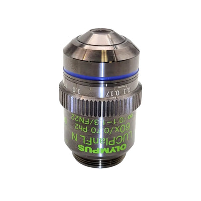 Olympus Microscope Objective LUCPlanFL N 60x Ph2 with Correction Phase Contrast - microscopemarketplace