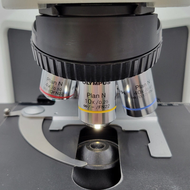 Olympus Microscope BX43 with Fixed Binocular Head and 100x - microscopemarketplace