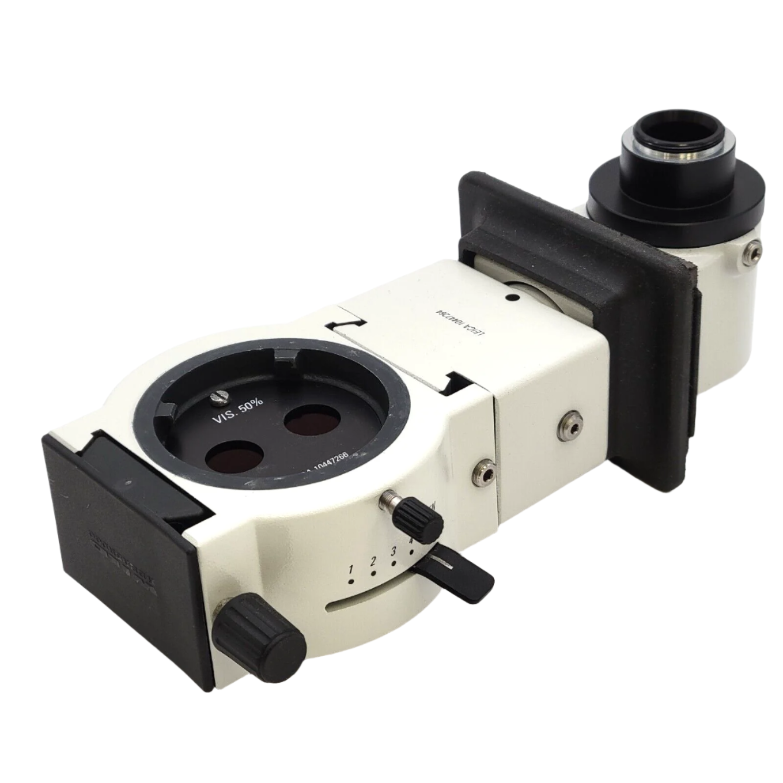 Leica Surgical Microscope Beam Splitter Vis 50 with Photo Tube & Camera Adapter Microscope