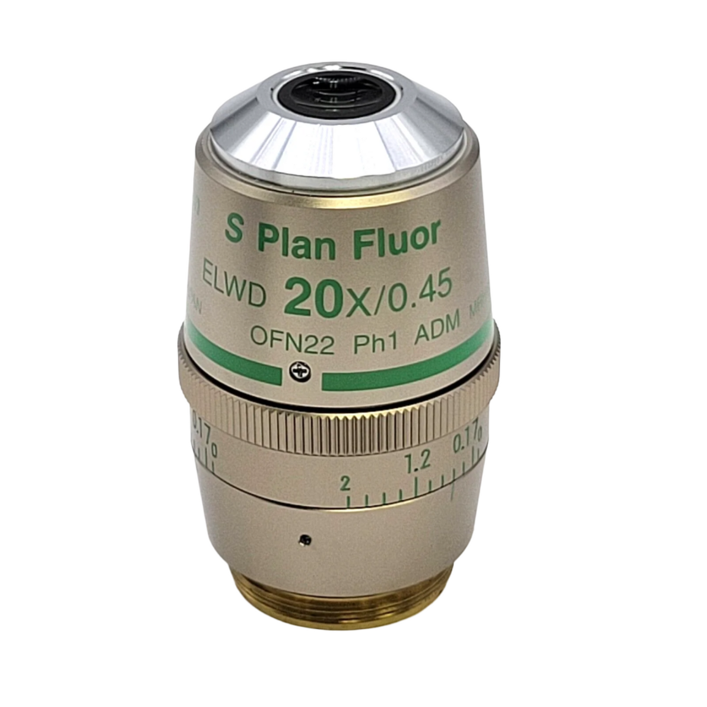 Nikon Microscope Objective S Plan Fluor ELWD 20x ADM Ph1 - microscopemarketplace