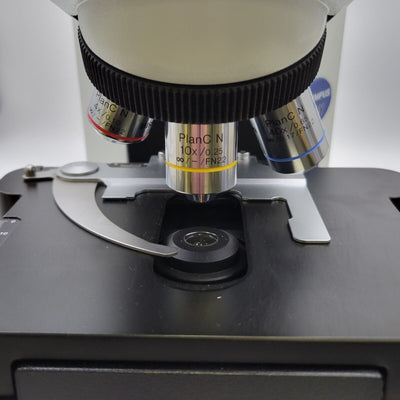 Olympus Microscope CX41 with Binocular Head and 4x, 10x, 40x, 100x Objectives - microscopemarketplace