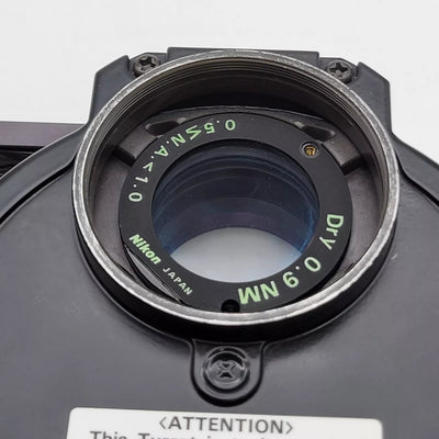 Nikon Microscope FXA Condenser with DIC Prisms, Polarizer and Analyzer Slider - microscopemarketplace