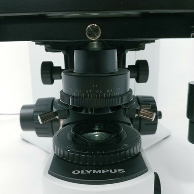 Olympus Microscope BX41 with Binocular Head  Abbe Condenser