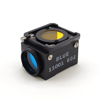 Chroma Nikon Fluorescence Filter Cube Blue 11001 602 Diaphot Labophot Optiphot - microscopemarketplace