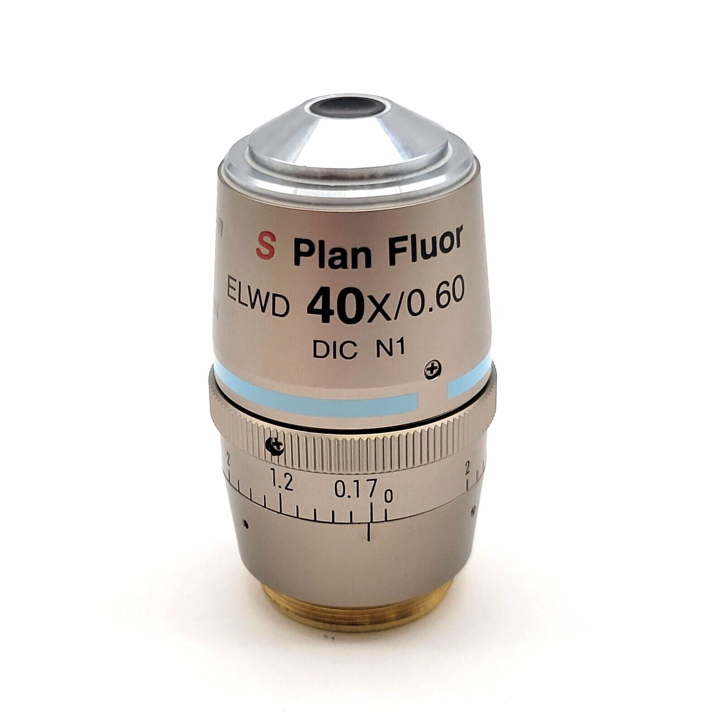 Nikon Microscope Objective CFI S Plan Fluor 40x ELWD with Correction - microscopemarketplace