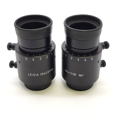 Leica Surgical Operating Microscope Eyepieces 10x/21B 10445170 - microscopemarketplace