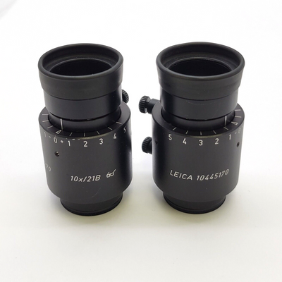 Leica Surgical Operating Microscope Eyepieces 10x/21B 10445170 - microscopemarketplace