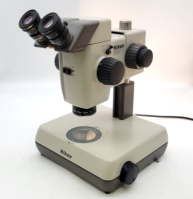 Nikon Stereo Microscope SMZ-U with Transmitted Light Stand - microscopemarketplace