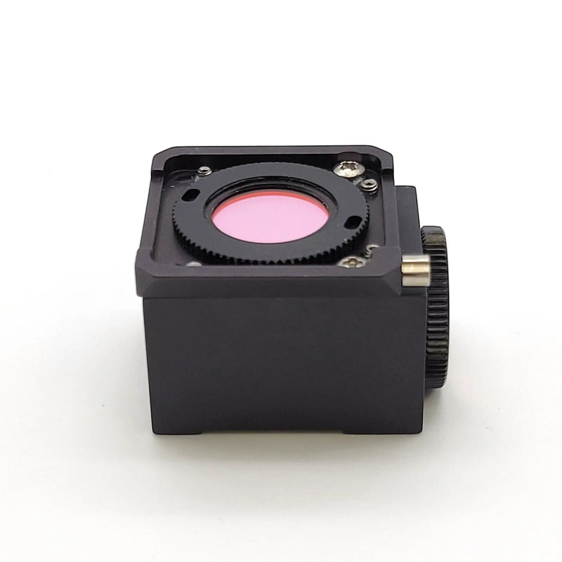 Chroma Nikon Fluorescence Filter Cube FITC/TXRD Texas Red Diaphot Labophot Optiphot - microscopemarketplace