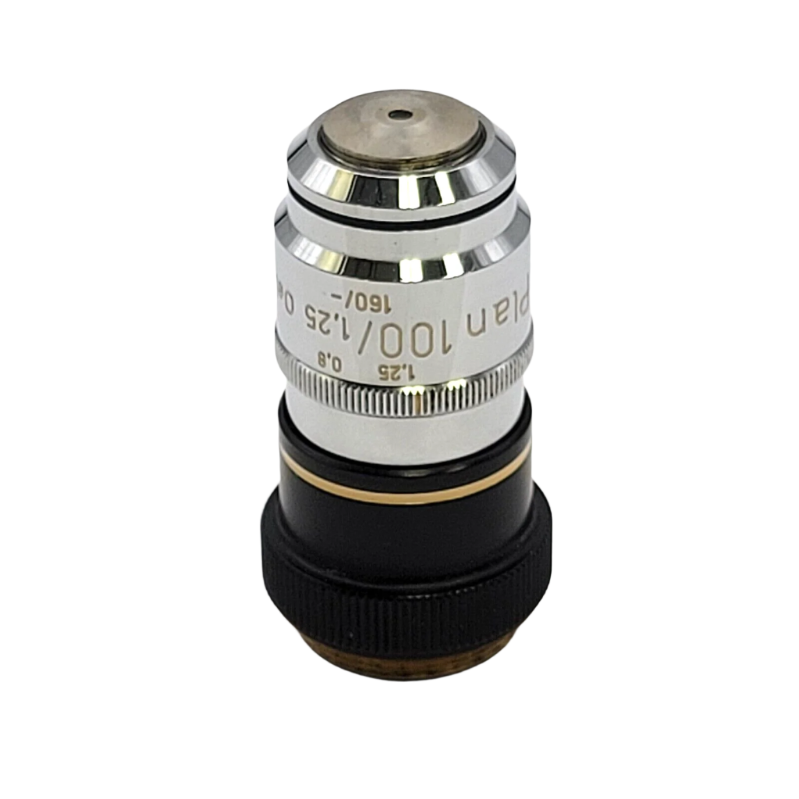 Zeiss Microscope Objective Plan 100x 1.250.8 Oil m.l. 160
