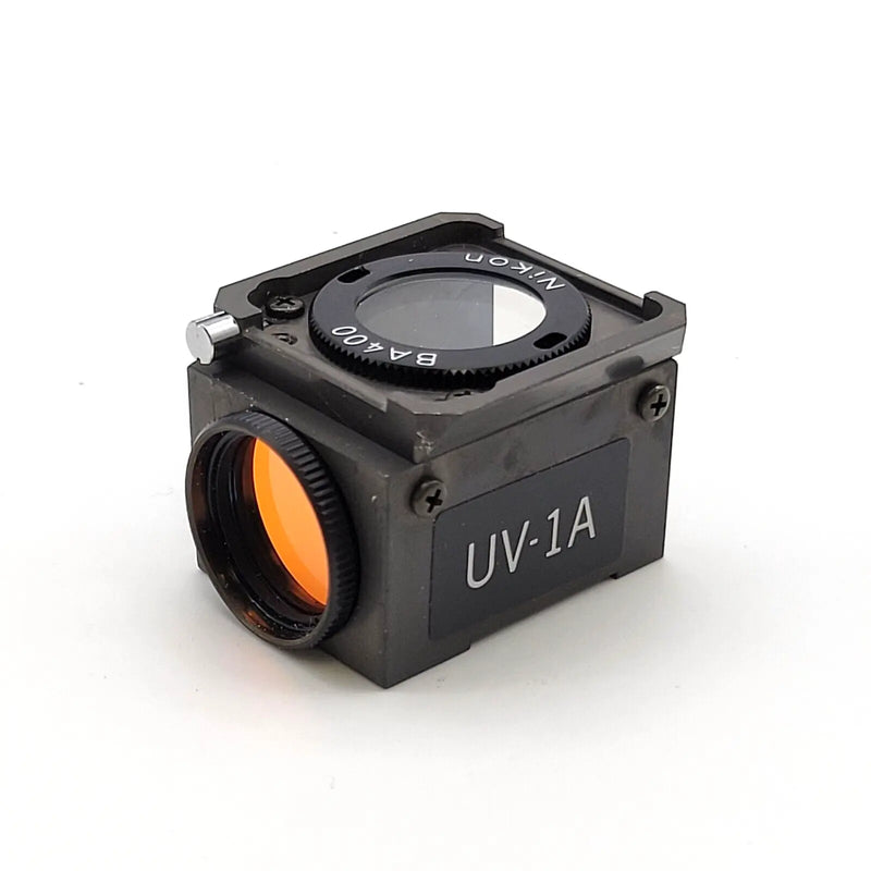 Nikon Microscope Fluorescence Filter Cube UV-1A DM400 Diaphot Labophot Optiphot - microscopemarketplace