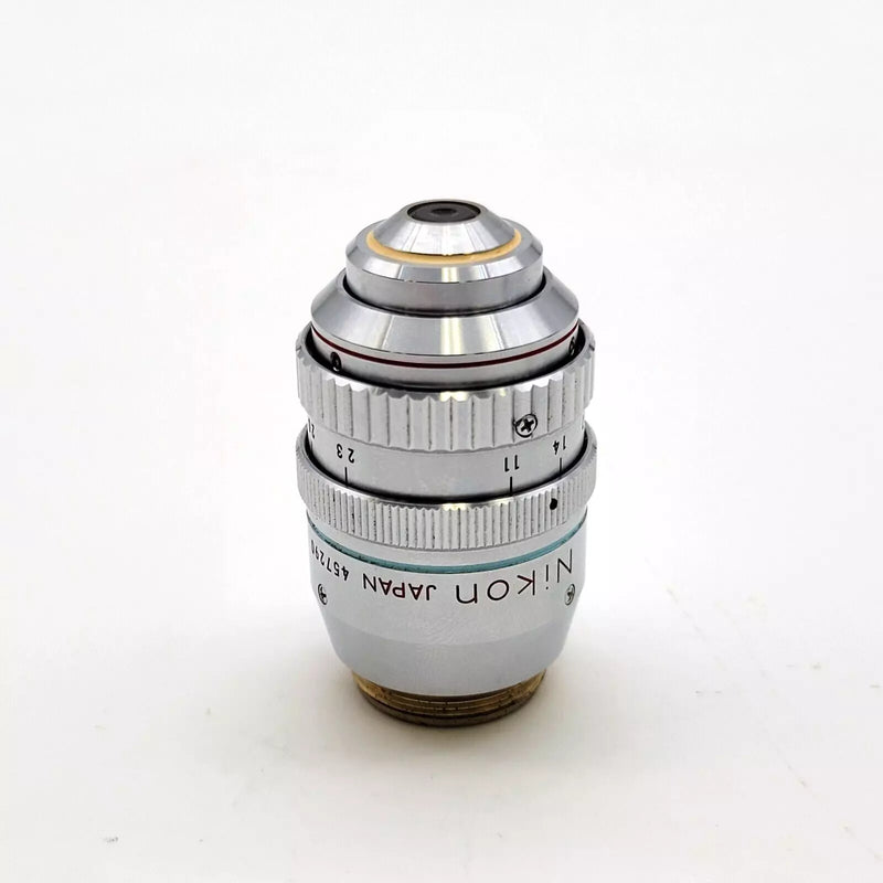 Nikon Microscope Objective Fluor 40x Ph3 DL 160/0.11-0.23 Phase Contrast - microscopemarketplace