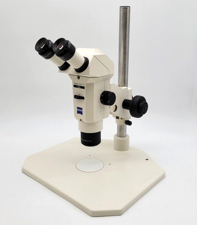 Zeiss Stereo Microscope Stemi SV 11 Apo with Plan Apochromat S 1.0x Objective - microscopemarketplace