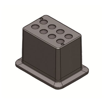 Scilogex Block, used for 15mL tubes, 8 holes - microscopemarketplace