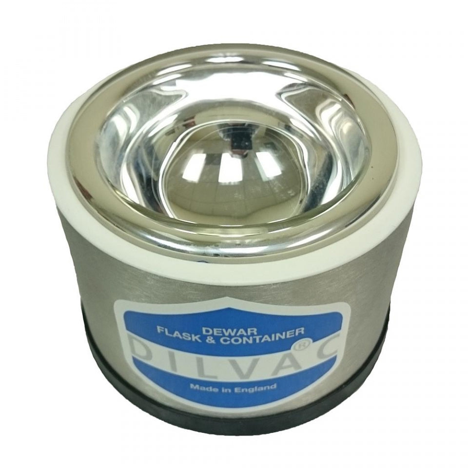 Scilogex 0.17 Liter WideTop-Shallow Stainless Steel Cased Dewar Flask