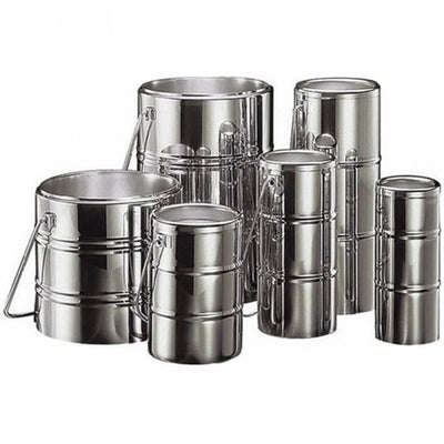 Scilogex 1 Liter All Stainless Steel Dewar Flask with Lid and Handle - microscopemarketplace