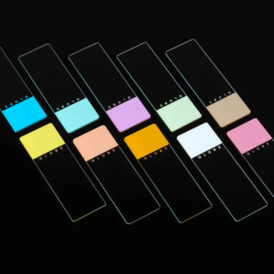 Globe Scientific Diamond® White Glass Slides with Clipped Corners | 1384-50P - Microscope Marketplace
