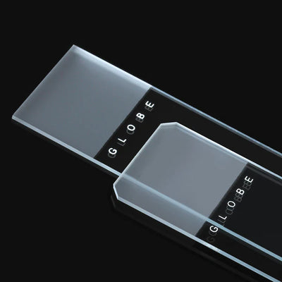 Globe Scientific Frosted Diamond® White Glass Microscope Slides | 1380-20 - Microscope Marketplace