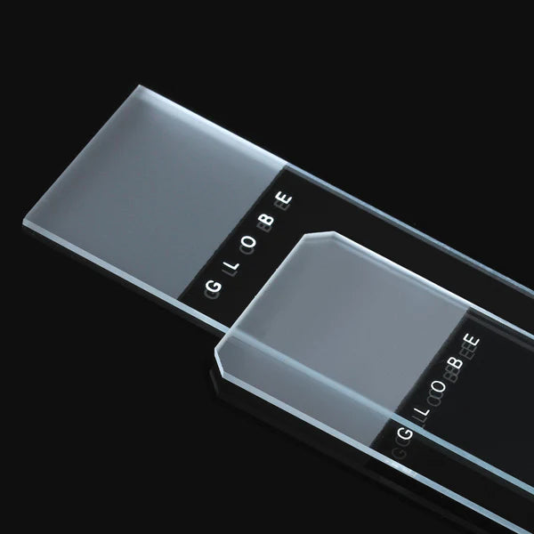 Globe Scientific Frosted Diamond® White Glass Microscope Slides | 1380-20 - Microscope Marketplace