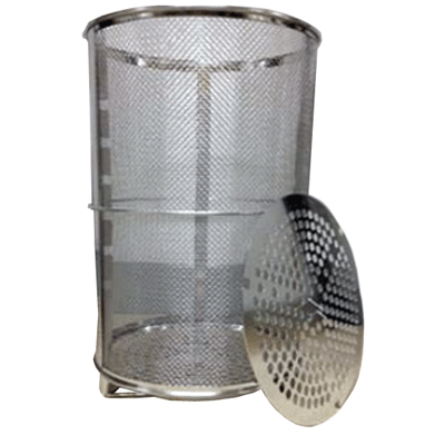 Yamato Mesh Basket with 1 Adjustable Stainless Steel Perforated Plate for SM/SN/SE300 241095 - microscopemarketplace