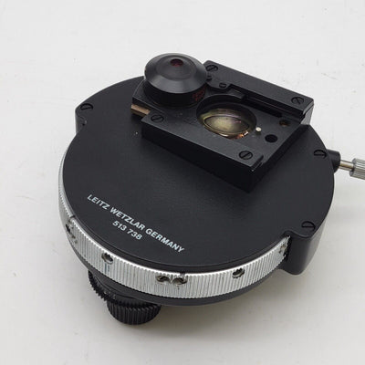 Leitz Microscope Swing Out Condenser 513738 Phase Contrast with ACHR 0.90 513675 - microscopemarketplace