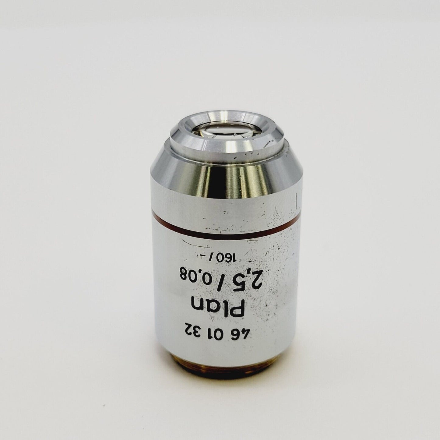 Zeiss Microscope Objective Plan 2.5x 160/- 460132 - microscopemarketplace