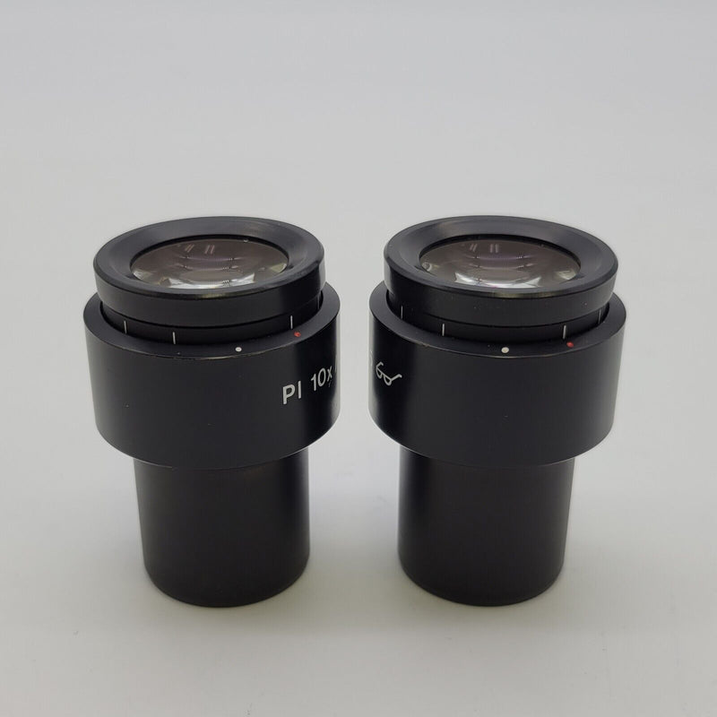 Zeiss Microscope Eyepieces Pl 10x/25 444034 - microscopemarketplace