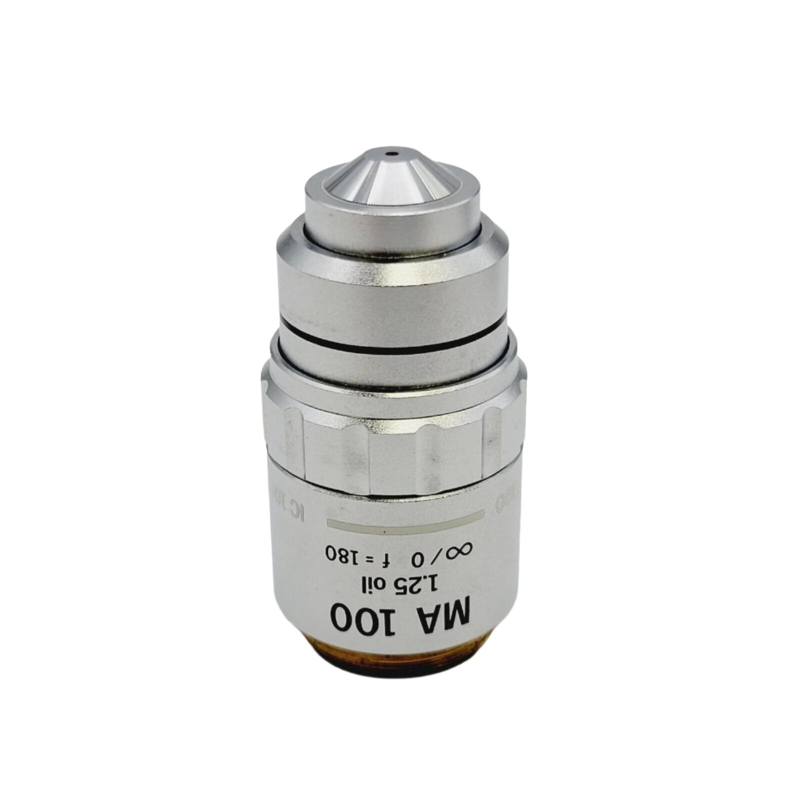 Olympus Microscope Objective MA 100x 1.25 Oil ∞/0 IC 100 f=180 ...