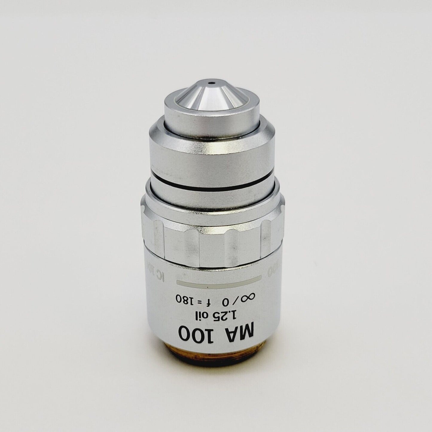 Olympus Microscope Objective MA 100x 1.25 Oil ∞/0  IC 100 f=180 - microscopemarketplace