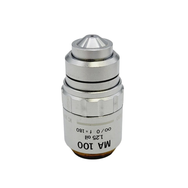 Olympus Microscope Objective MA 100x 1.25 Oil ∞/0  IC 100 f=180 - microscopemarketplace