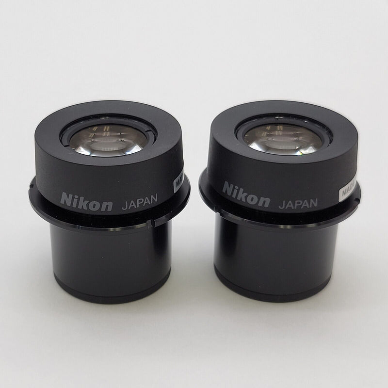 Nikon Microscope Eyepiece Pair CFI 15x/14.5  15x Eyepieces - microscopemarketplace