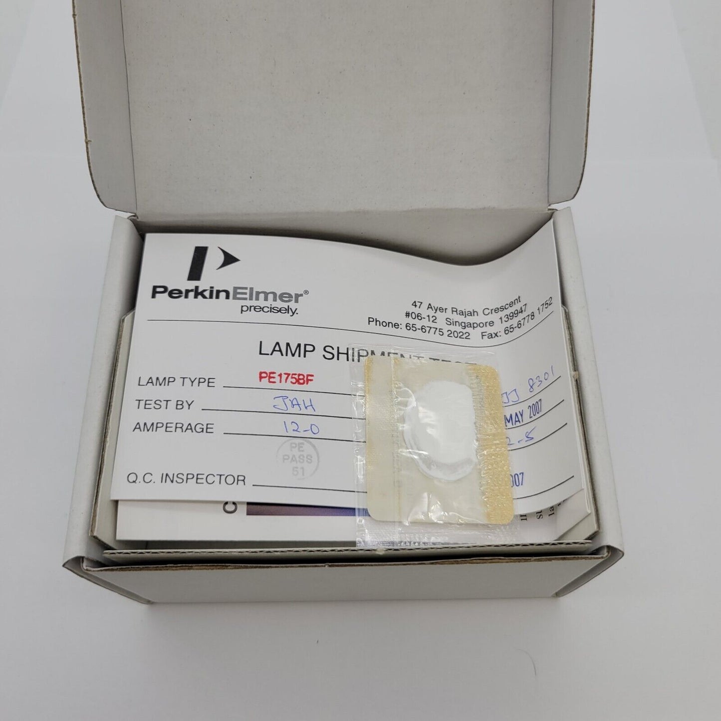 Perkin Elmer Cermax Xenon Lamp Model PE175BF 175W - microscopemarketplace