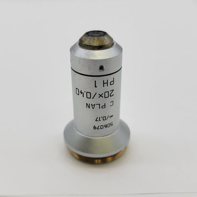 Leica Microscope Objective C Plan 20x Ph1 ∞/0.17 506079 20x/0.40 Phase Contrast - microscopemarketplace