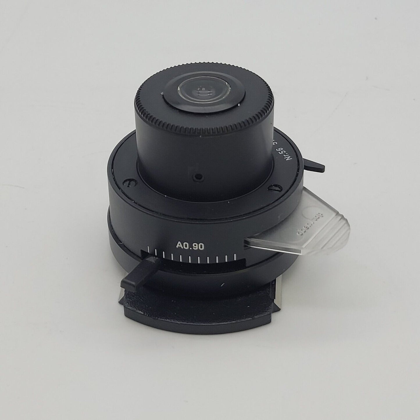Leitz Microscope Condenser A0.90  Nr.56  512807 & Diffusion Slider for Laborlux - microscopemarketplace