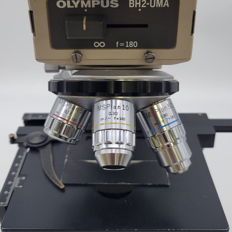 Olympus Microscope BH BHM Metallurgical with Reflected Light and ...