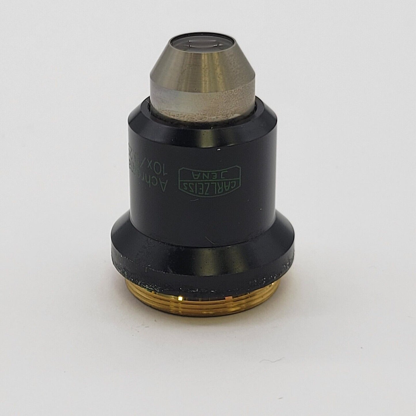 Zeiss Jena Microscope Objective 10x Achromat Ph ∞/-A Phase Contrast - microscopemarketplace