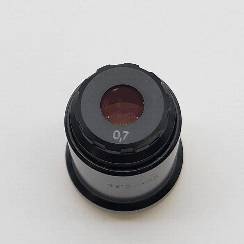 Zeiss Jena Microscope Objective 20x Achromat LDN Ph ∞/1.2-A Phase Contrast - microscopemarketplace