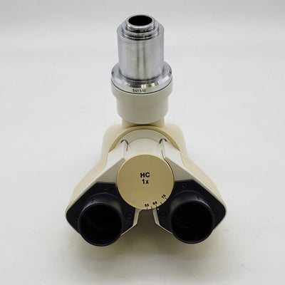 Leica Microscope Trinocular Head 501500 with Camera Adapter C-Mount 1x 541510 - microscopemarketplace