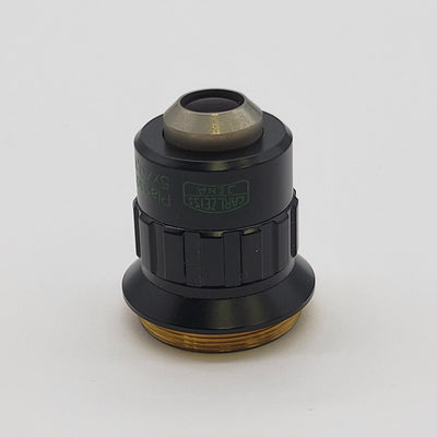 Zeiss Jena Microscope Objective 5x Planachromat Ph ∞/-A Phase Contrast - microscopemarketplace