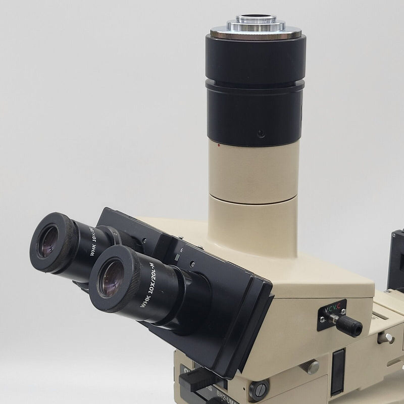 Olympus Microscope BH BHM Metallurgical with Reflected Light and ...